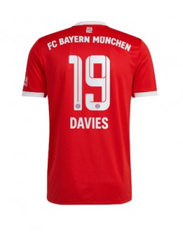 Bayern Munich Alphonso Davies #19 Heimtrikot 2022-23 Kurzarm